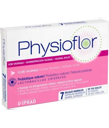 Physioflor Probiotique Naturel Gélules Vaginales x 7 Pas Cher