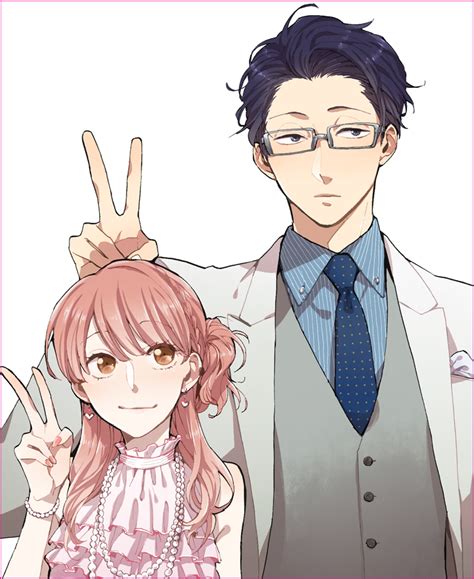 Momose Narumi And Nifuji Hirotaka Otaku Ni Koi Wa Muzukashii Drawn By