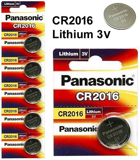 Panasonic Cr2016 3v Lithium Battery 1pack X 5pc5 Single Use Batteries Ebay