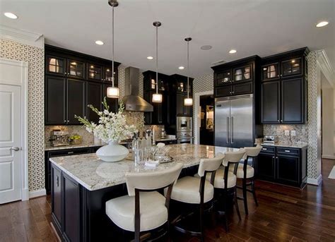 Dark Wenge Kitchen Cabinets Gorgeous Kitchens Home Sweet Home