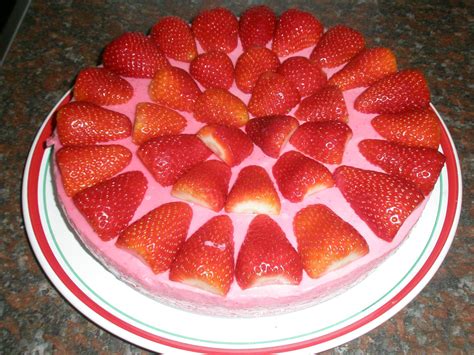 Tarta De Queso Y Fresas Sin Horno 3 8 5