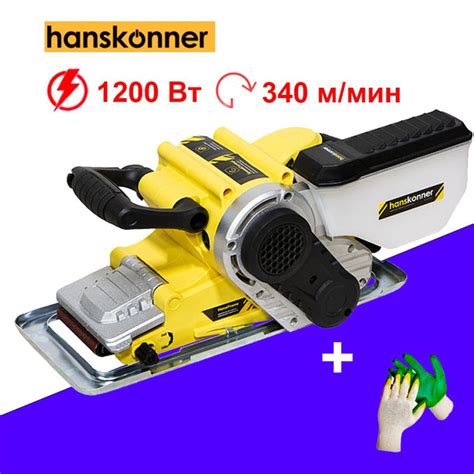 Шлифмашина ленточная Hanskonner HBS8512 - купить по низким ценам в ...