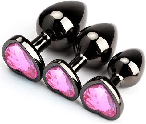 Pcs Coraz N De Metal Anal Butt Plug Plug Anal Juguetes Sexuales Juego De Entrenamiento Anal