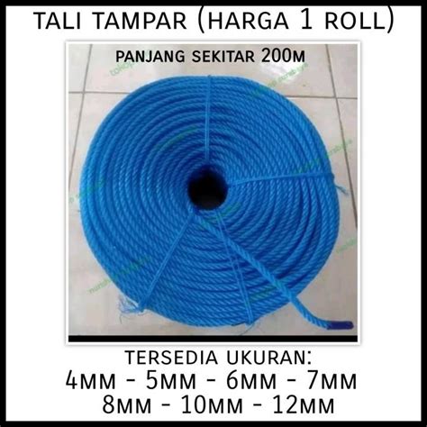 Jual Roll Tali Tampar Mm Tali Ikat Tali Tambang