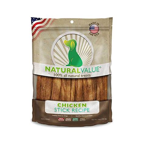 Natural Value Chicken Flavor Dental Sticks X 85 Gr