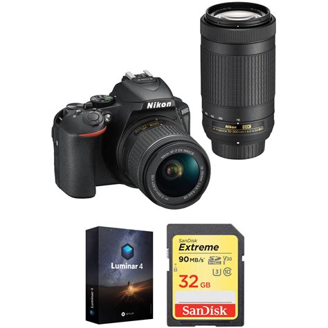 Nikon D5600 DSLR Camera with 18-55mm and 70-300mm Lenses and