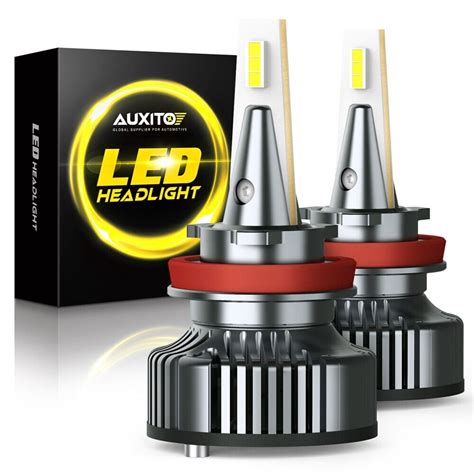 X Auxito H H Led Headlight Kit Low Beam Bulb Super Bright Lm