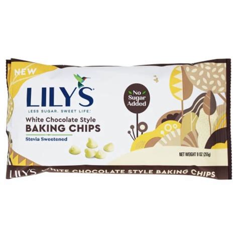 Lilys® White Chocolate Style Stevia Sweetened Baking Chips 12 Ct 9