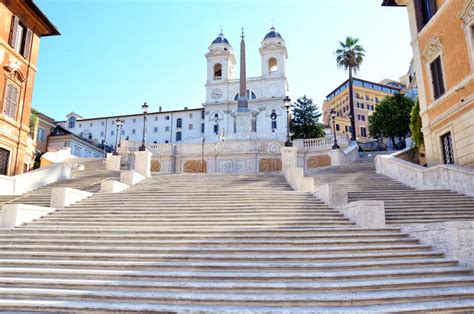 Spanish Steps in Piazza Di Spagna. Rome, Italy Stock Photo - Image of ...