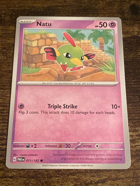 Pokemon Natu 071 182 Paradox Rift L8617 EBay