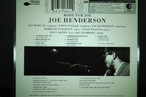 Joe Henderson Mode For Joe