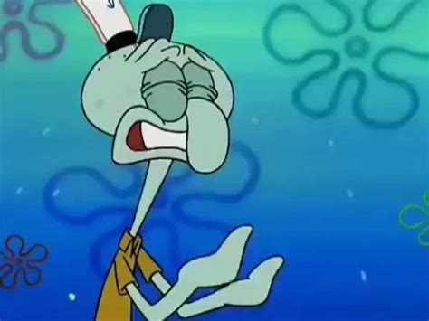 Squidward Crying