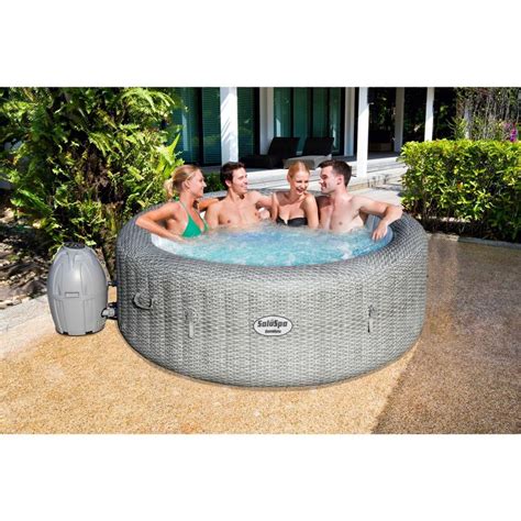 Buy Intex PureSpa Plus 4 Person Portable Inflatable Hot Tub Bubble
