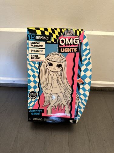 L O L Surprise OMG Lights Groovy Babe Fashion Doll E C For