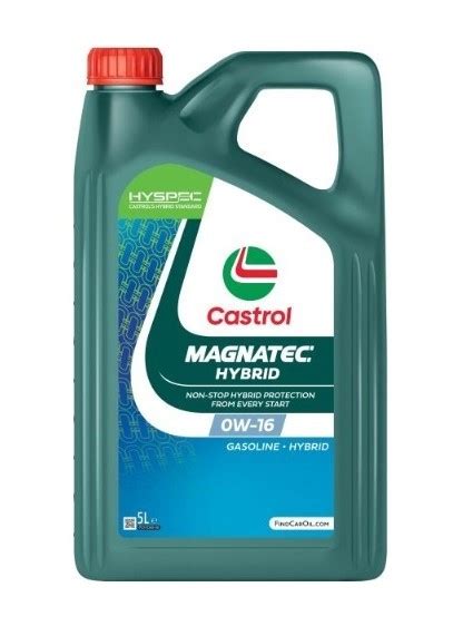 15F6FA CASTROL Magnatec Hybrid Engine oil 0W-16, 5l, Mineral Oil ...