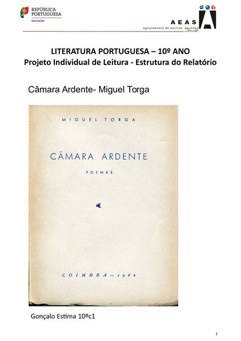 Calaméo Miguel Torga Câmara Ardente