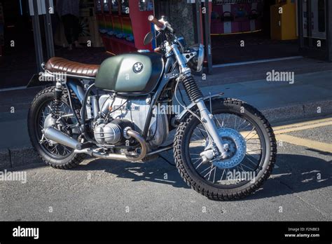 Classic Historic 1977 8 Bmw R80 800cc Motor Cycle With Off Road Tyres
