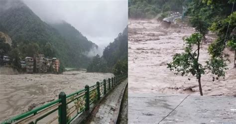 Sikkim South Lhonak Lake Experiences Cloudburst 23 Army Jawans