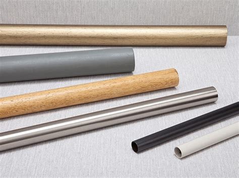 Curtain Poles Sold In Lengths Only Without Brackets Colour Black