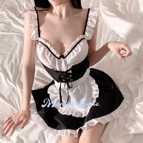 Jual Manja Girl Sexy Lingerie Cosplay Maid Shopee Indonesia