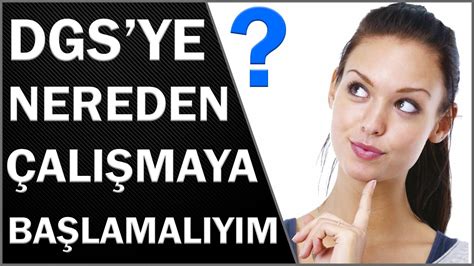 Dgs Ali Maya Nereden Ba Lanir Sifirdan Dgs Youtube