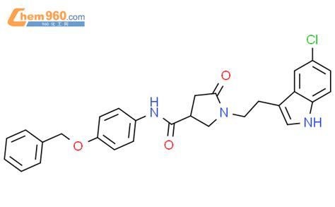 Chloro H Indol Yl Ethyl Oxo Pyrrolidine