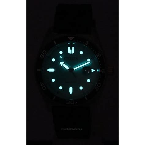 Купить Мужские часы Citizen Eco-Drive с каучуковым ремешком и бирюзовым ...