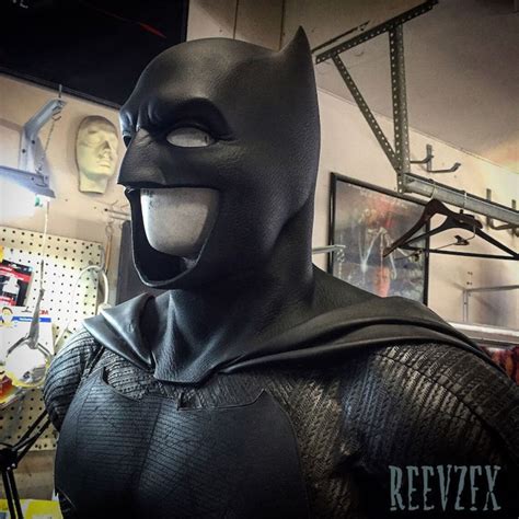 Batman Batfleck Bvs Cowl Máscara Prop Para Dawn Of Justice Etsy