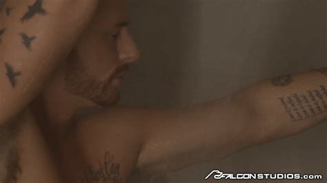 Falcon Studios Beautiful Inked Hunk Pounds His Lil Jock Blonde Boy Toy