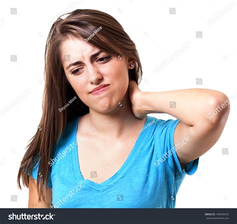 woman holding  neck  michael stover blog