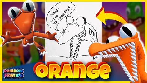 Como Desenhar O Orange Do Roblox Rainbow Friends Youtube