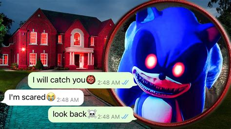 Drone Catches SONIC EXE Sneaking Into My House At 3 AM Sonic Exe