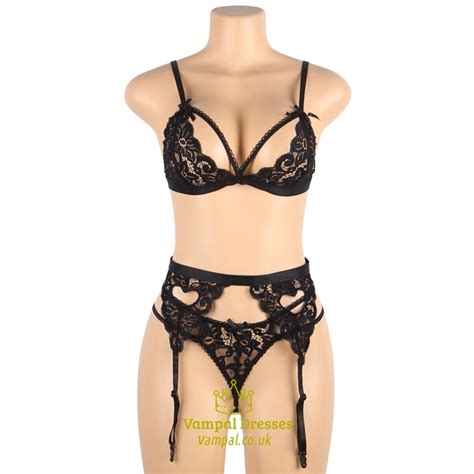 White Bra Set Lace Plus Size Panties Set Lingerie Heart Transparent Bra Set Skin Care Products