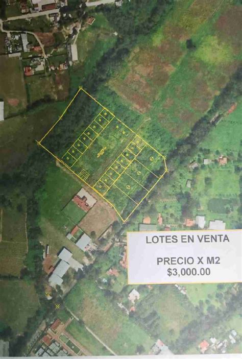 Venta Lote De Terreno En Tenancingo Edo De M Xico Estado De M Xico