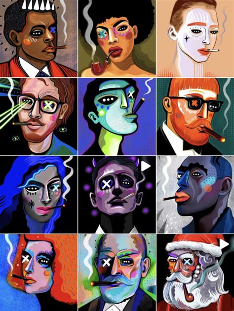 Create Portrait Digital Pop Art Faces Colorful By Dariakust0 Fiverr