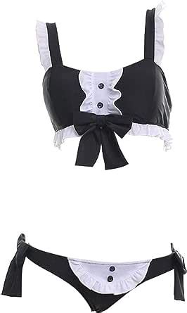 Yomorio Anime Maid Outfit Lingerie Lolita Cute Japanese Bra And Panty