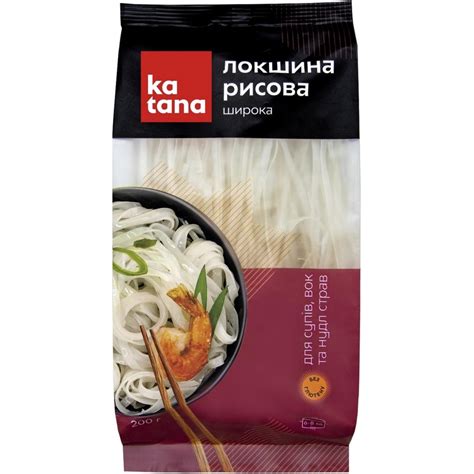 Katana Лапша рисовая широкая 200г с доставкой на дом - купить в ...