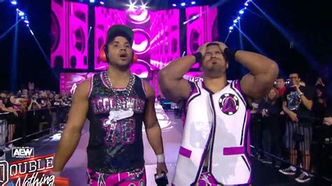 Video Savage Wwe Star Namedrop During Max Caster Rap At Aew Double Or