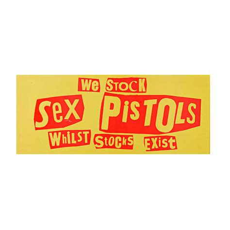 Bonhams The Sex Pistols An Original Promotional Banner For Never