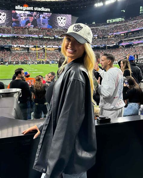 Viral Ring Girl Sydney Thomas Attends NFL Game in Revealing Outfit | Us
