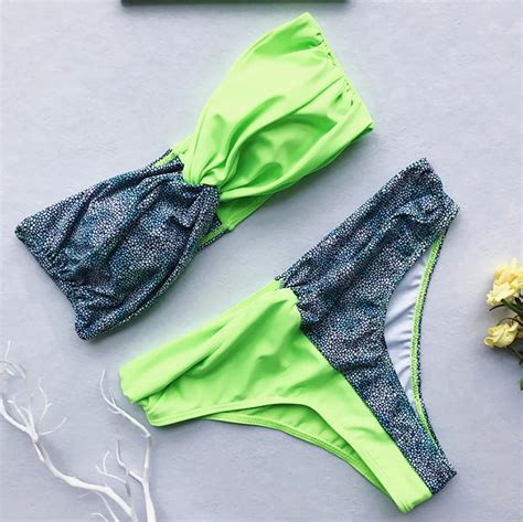 Womail Mujeres Sexy Patchwork Bikini Se Ora Nueva Es Ba Ador Push Up Acolchado Vendaje