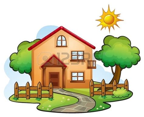 beautiful house clipart