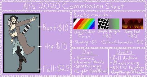 Commissions 2020read Description Pls By Alalali23 On Deviantart