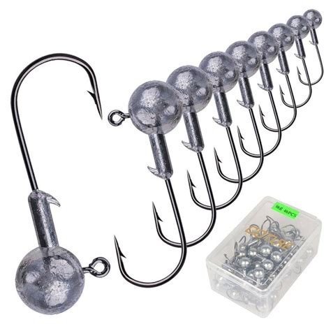 Weighted Fishing Hooks Set Campsportgear Fish Hook Led Head