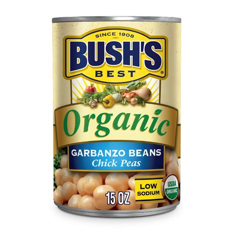 Organic Garbanzo Beans Bushs Beans