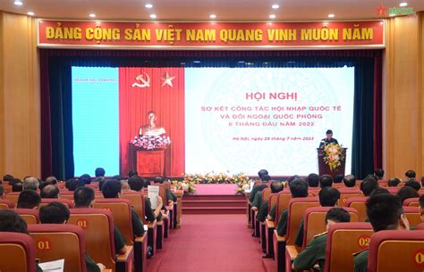 bo quoc phong hoi nghi cong tac hoi nhap quoc te va doi ngoai quoc