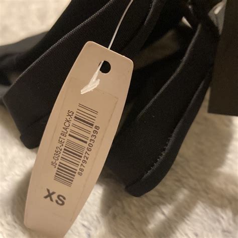 Adore Me Swim Adore Me Womens Black Gladiator Double Strap Swim Bikini Top Poshmark