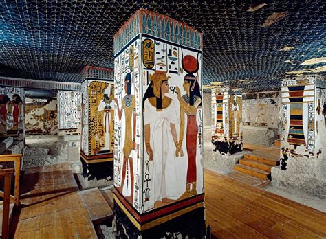 Tomb of Queen Nefertari, Wife of Ramesses II, in the Valley of the ...