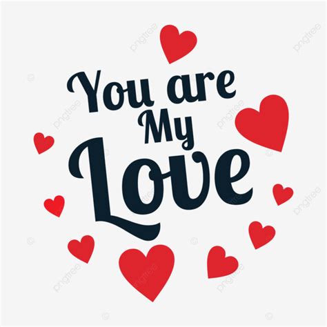 You Are My Love Text Effect Editable Vector, Typography, My Love ...