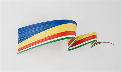 Premium Photo 3d Flag Of Seychelles 3d Wavy Shiny Seychelles Ribbon